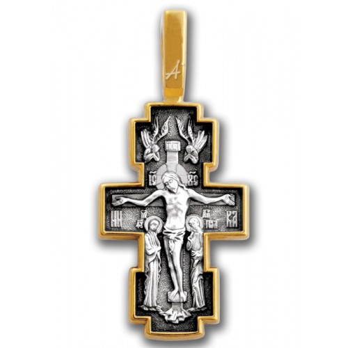 Нательный крестик. Богородица «Млекопитательница»