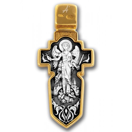 Распятие с Андреевским крестом «Ангел Хранитель» (арт 101.214.к)
