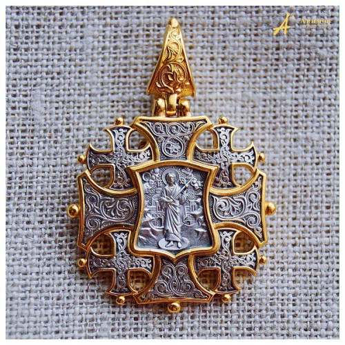 Иерусалимский нательный крест «Спас с Мечом» (арт 101.264)