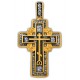 Позолоченный нательный крест «Голгофский»