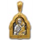 Тихвинская икона Божией Матери в золотом киоте