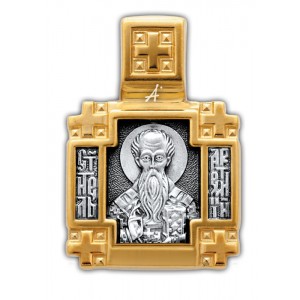 Тельная иконка квадратной формы Святитель Артемий