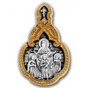 Подвеска - Святые Вера, Надежда, Любовь и мать их София