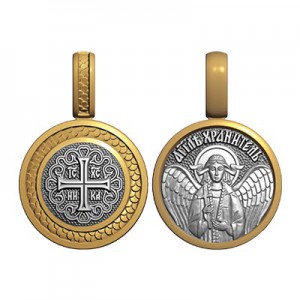 Миниатюрный нательный образок «Процветший крест»