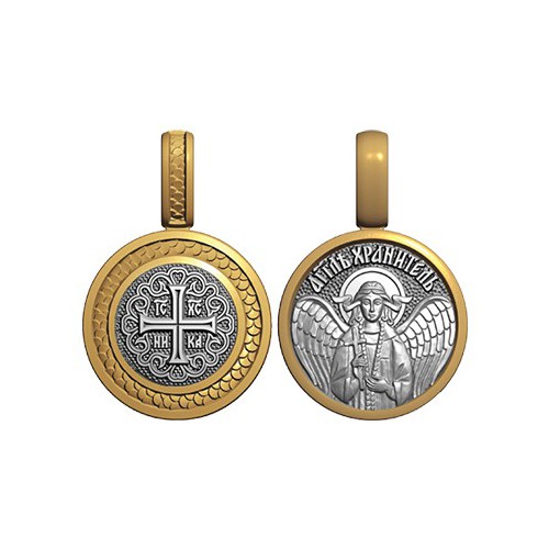 Миниатюрный нательный образок «Процветший крест»