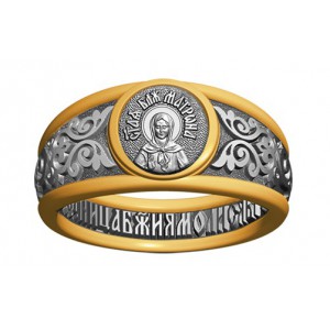 Кольцо с иконой святой Матроны Московской