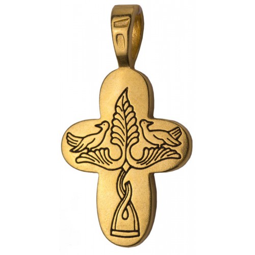 Нательный православный крест «Блаженный Рай» (Кс.745)