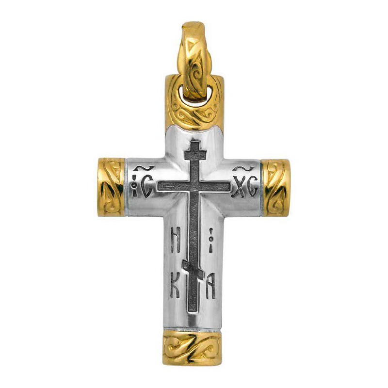 Нательный православный крест «Поклонный» (Кс.516)