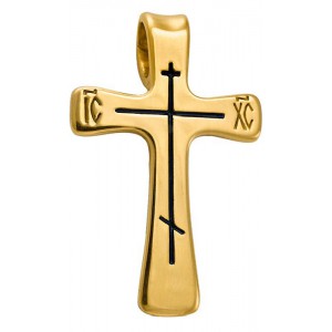Нательный православный крест «Простой» (Кс.576)