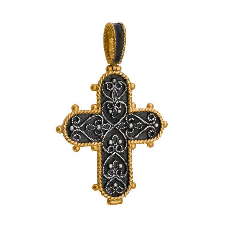 Нательный православный крест «Филигранный» (Кс.693)