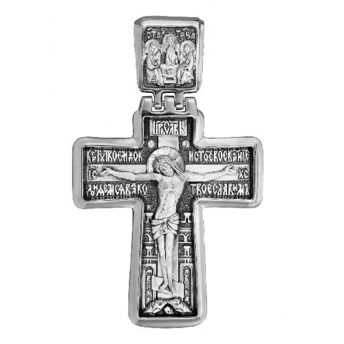 Большой серебряный крест (27 гр) «Дивеевский»