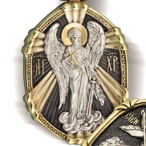 Образ «Святой Георгий Победоносец. Ангел Хранитель» ПД094