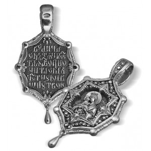 Икона «Почаевская Божия Матерь» (фианит)